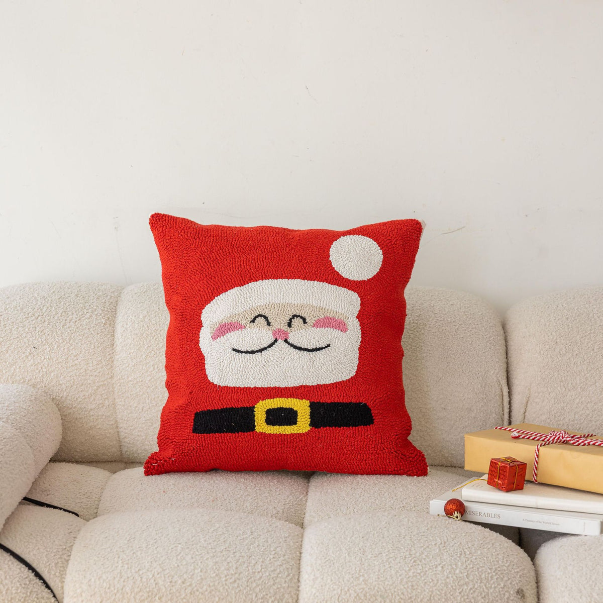 Funda de cojín navideña de 45 × 45 cm