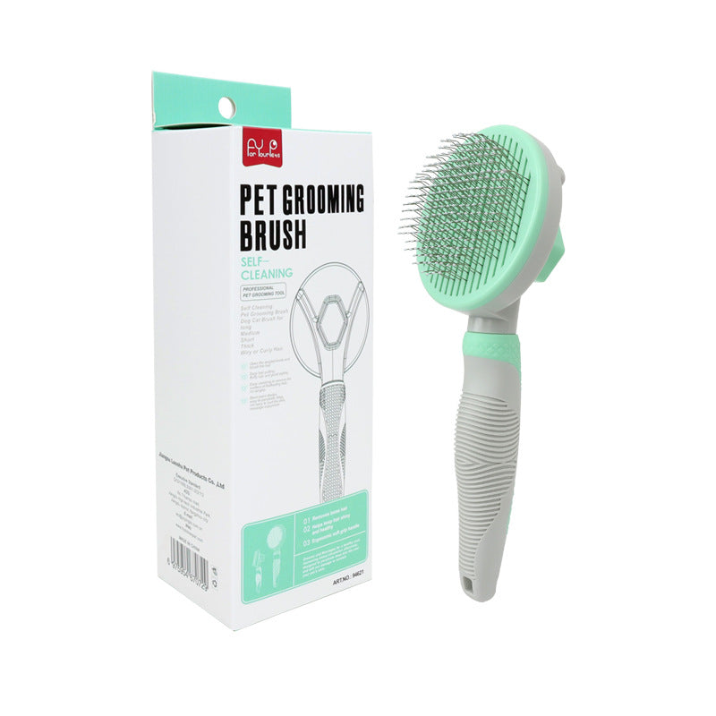 Cepillo autolimpiante para perros y gatos