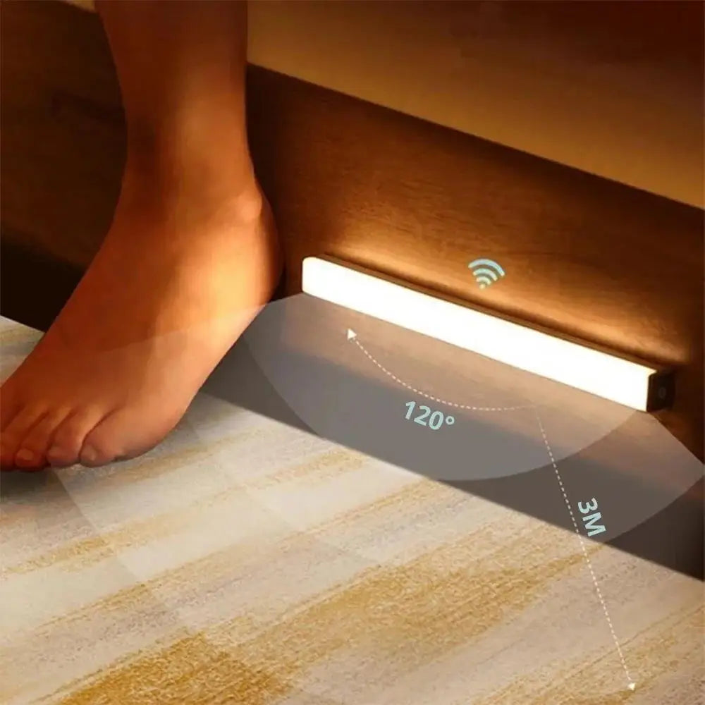 Barra LED recargable con sensor de movimiento