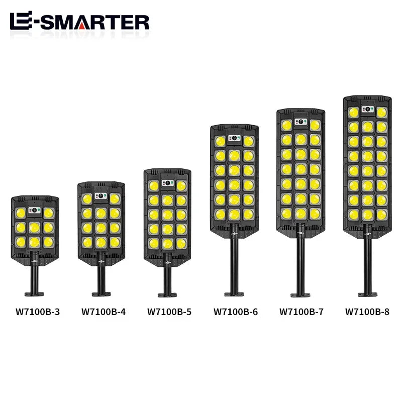 Solar Street Lights Outdoor Solar Power Lamp With 3 Light Mode Waterproof Motion Sensor Security Lamp for Garden Patio Path Yard