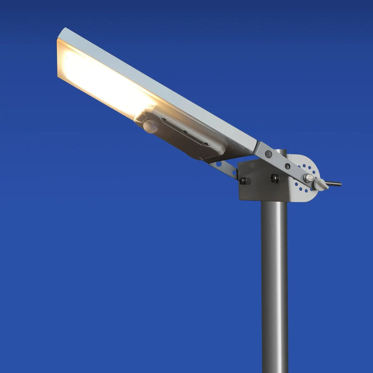Solar Street Light Outdoor 30LED All in One Metal Motion Sensor Waterproof with 3 Working Modes Auto Dusk to Dawn