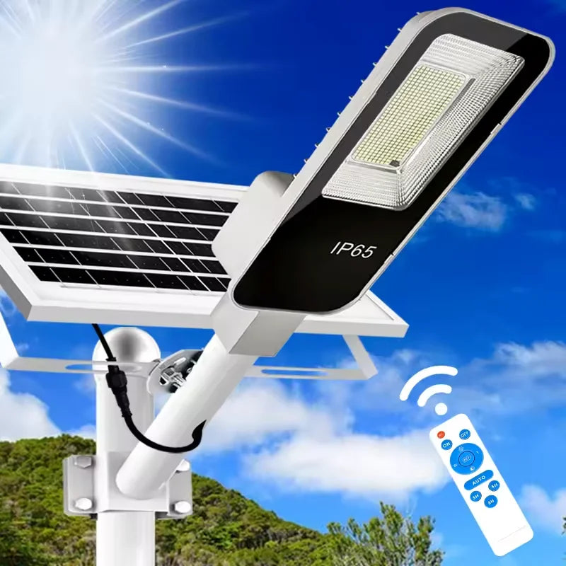 Solar Street Light Outdoor Solar Led Street Lights Work from Dusk to Dawn IP65 Waterproof solar wall lamp for garage Garden