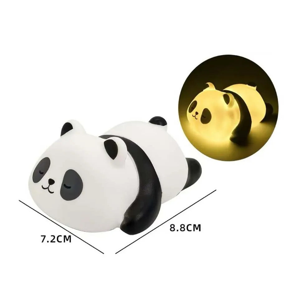Luz nocturna LED decorativa con diseño de panda