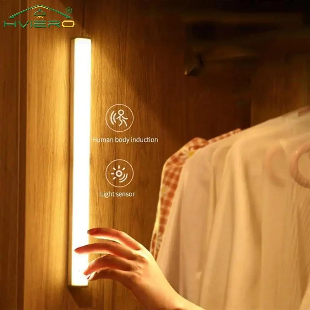 Barra LED recargable con sensor de movimiento