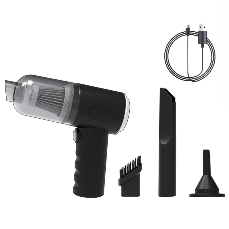 Aspiradora portátil recargable USB para automóvil y hogar