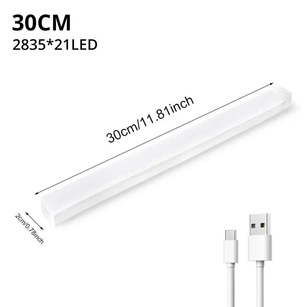 Barra LED recargable con sensor de movimiento