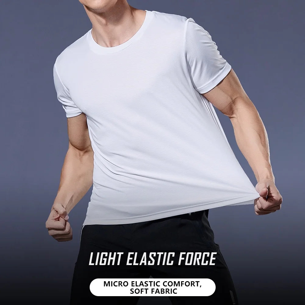 Camiseta deportiva de manga corta para hombre