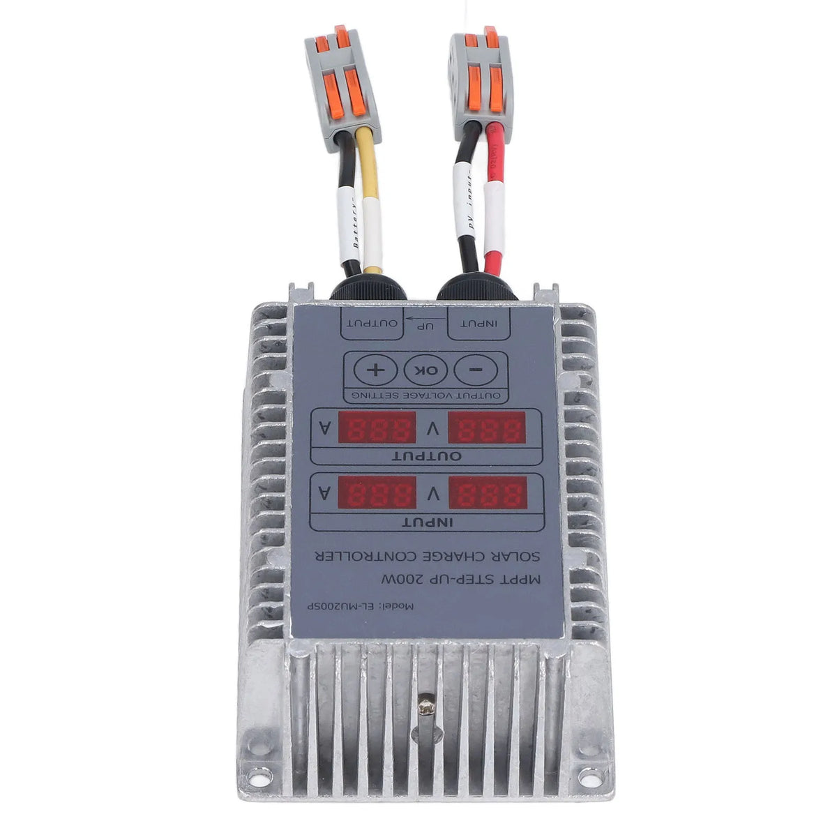 Solar Battery Charge Controller Adjustable Waterproof MPPT Solar Battery Charge Controllerwith Display 24‑85V
