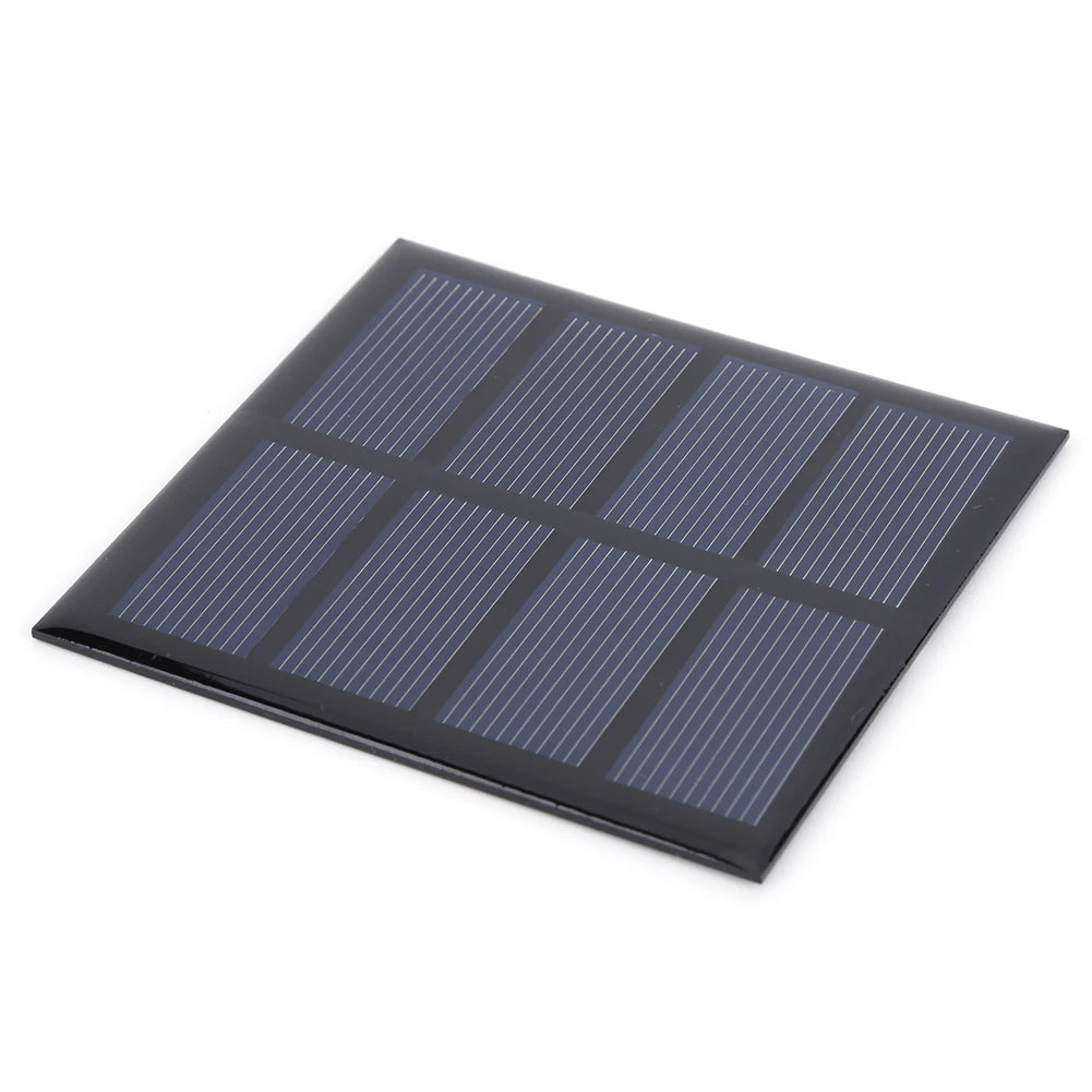 Waterproof Solar Panel 5W 12V/1.2W 5V/3W 2V DIY Polysilicon Epoxy Panel Small Cell Module Polysilicon Board DIY Solar Charger