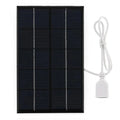 USB Solar Panel Outdoor 5W 5V Portable Solar Charger Pane Climbing Fast Charger Polysilicon Travel DIY Solar Charger Generator
