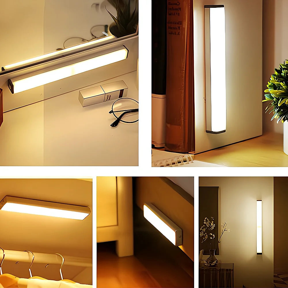 Barra LED recargable con sensor de movimiento