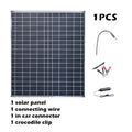 500W 12V Solar Panel Household Photovoltaic System with Controller,High‑Efficiency Solar Cell for Home,Camping,Vehicle &Boat Use