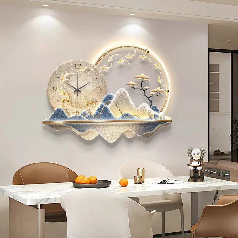 Home Living Room Wall Clock Decorations Office Silent Movement Wall Clock Modern Decor Mecanismo Reloj Pared Bedroom Stuff