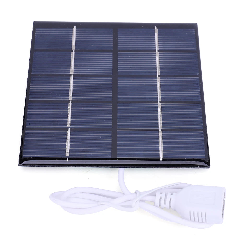 Waterproof Solar Panel 5W 12V/1.2W 5V/3W 2V DIY Polysilicon Epoxy Panel Small Cell Module Polysilicon Board DIY Solar Charger
