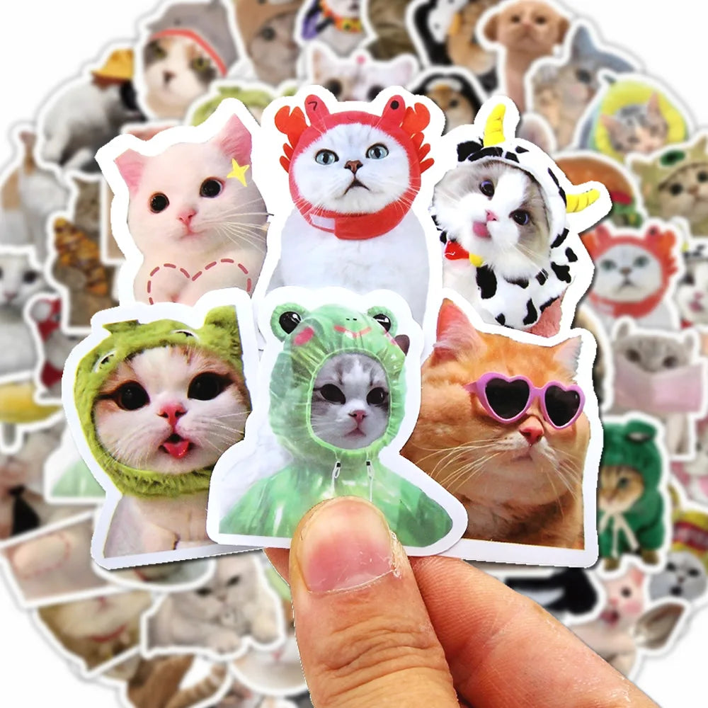 Adhesivos decorativos de gatos