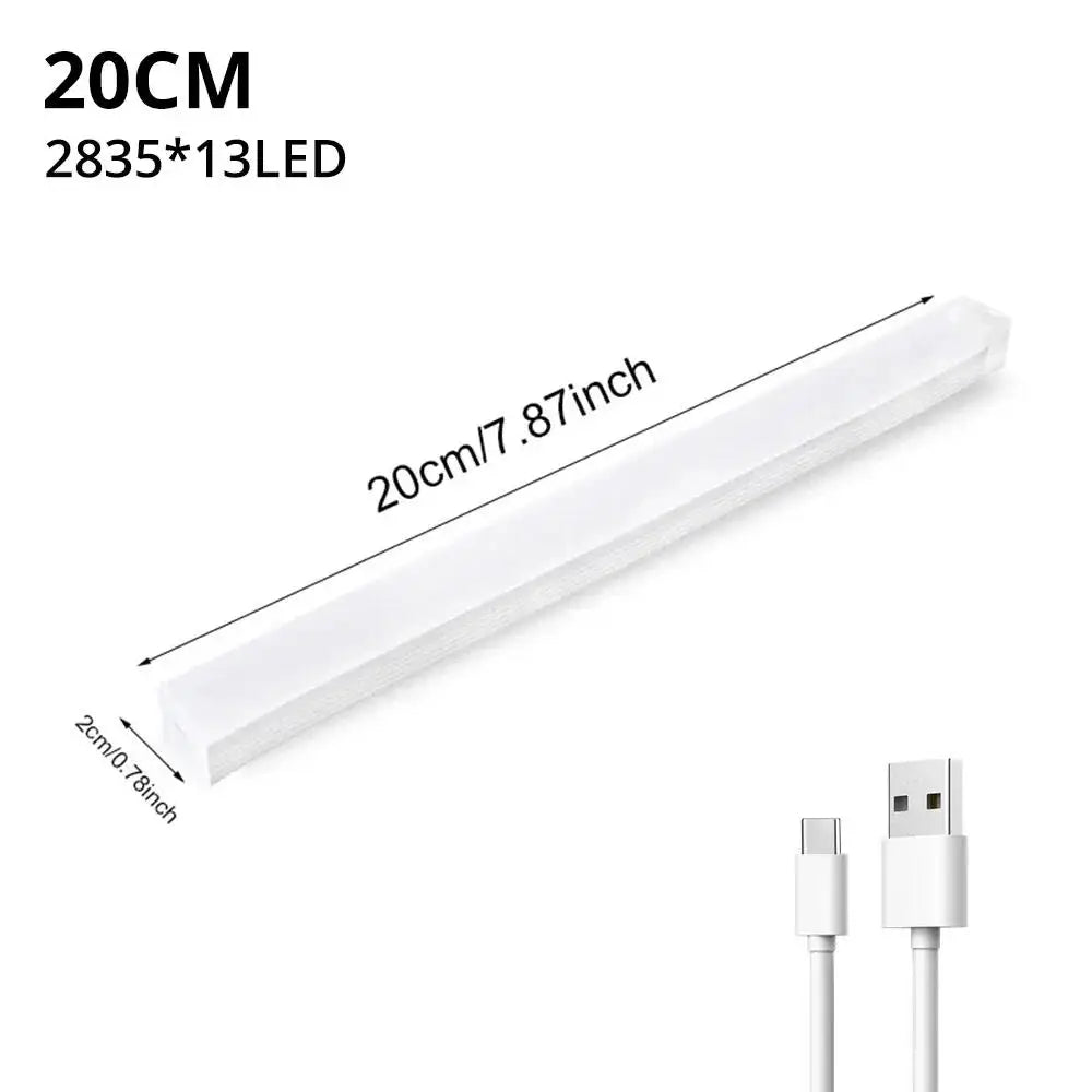Barra LED recargable con sensor de movimiento