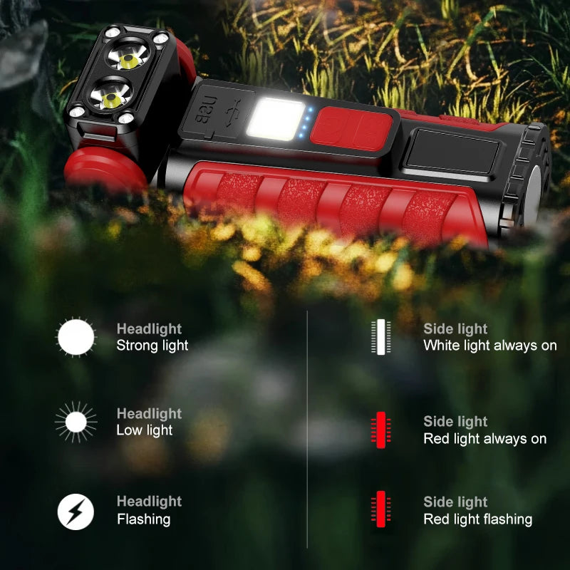 New Outdoor Multi-Functional Rechargeable Work Light with Multiple Brightness Levels and Built-in Indicator