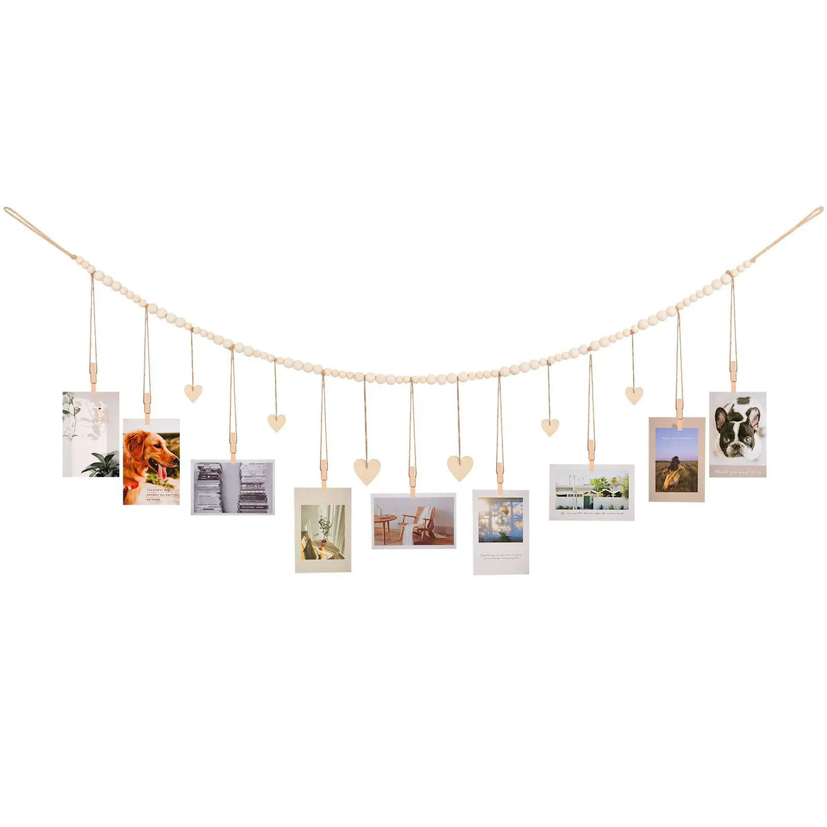 Exhibidor colgante para fotografías