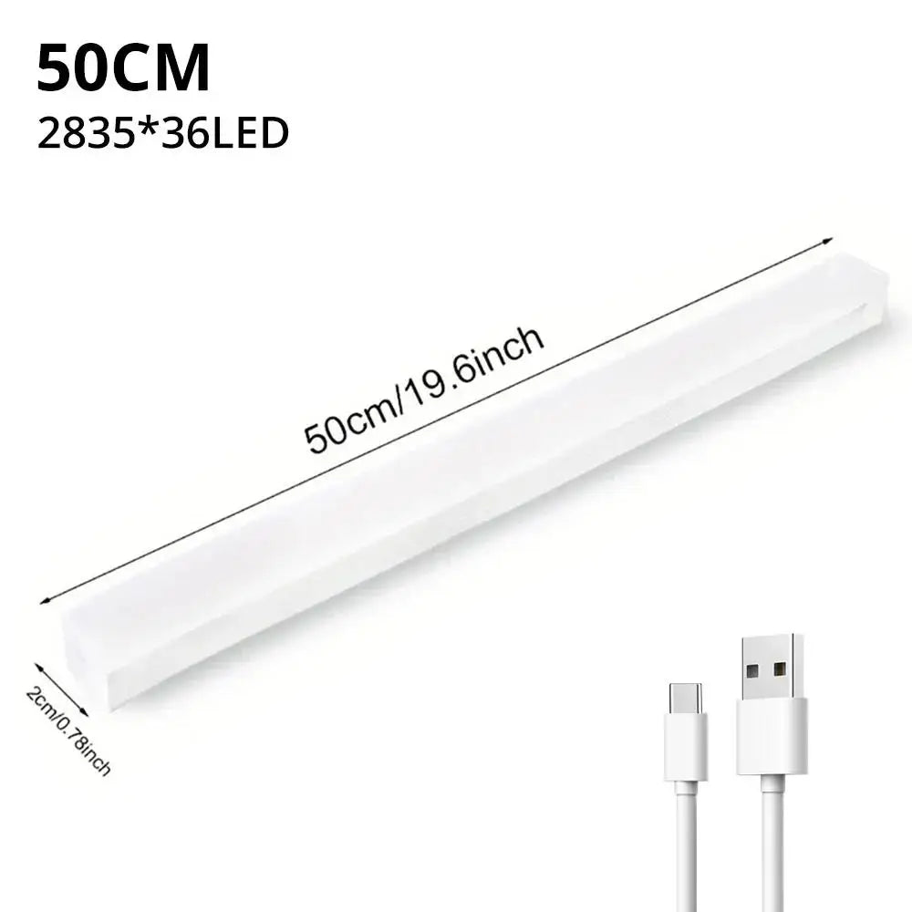 Barra LED recargable con sensor de movimiento