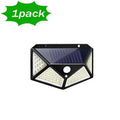 Lámpara solar LED para exterior con sensor de movimiento