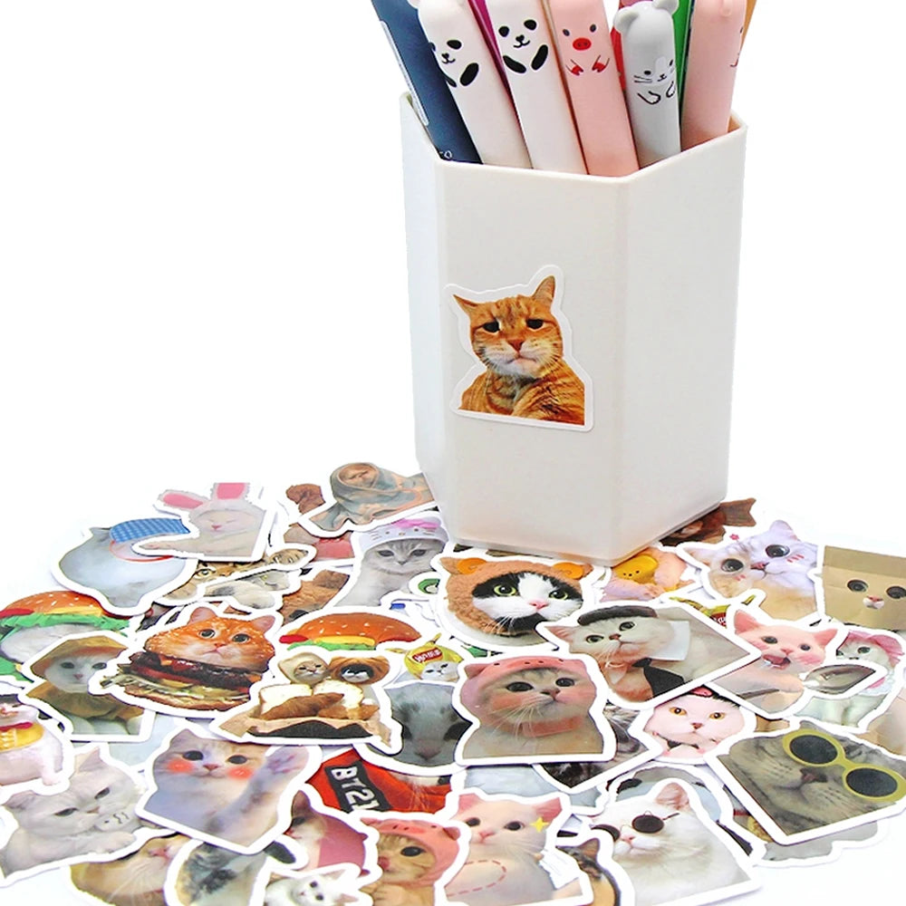 Adhesivos decorativos de gatos