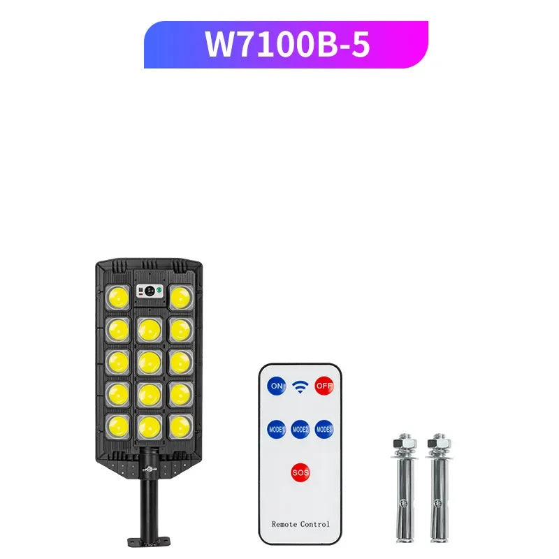 Solar Street Lights Outdoor Solar Power Lamp With 3 Light Mode Waterproof Motion Sensor Security Lamp for Garden Patio Path Yard