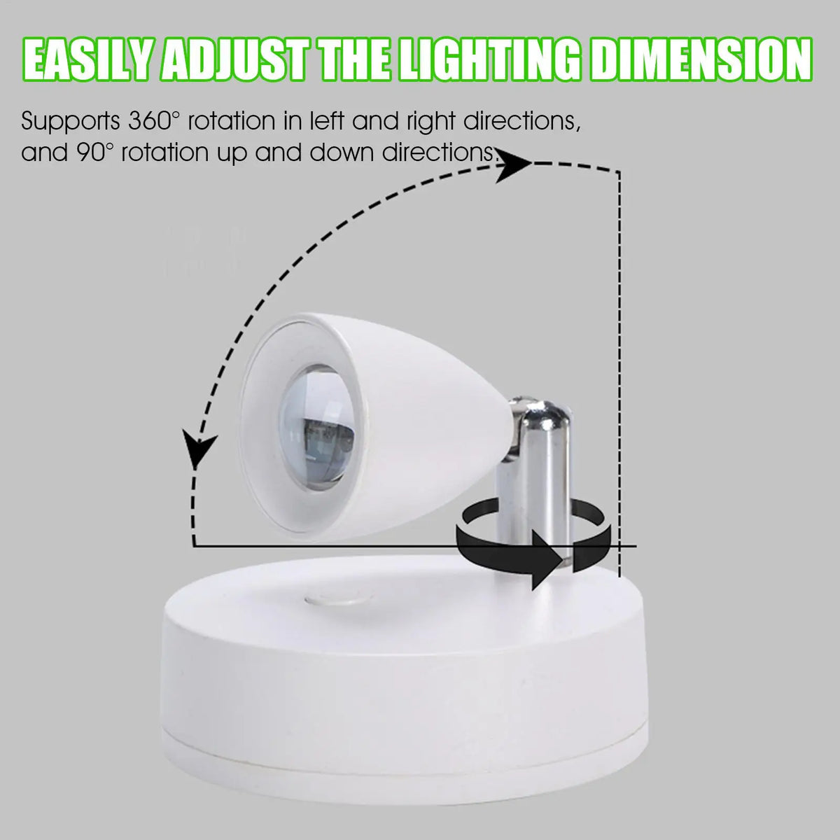 LED Spotlight Rechargeable Ambient Lighting Wireless Plant Spotlight Light Indoor Decoration Accessories For Home Car Bedroom