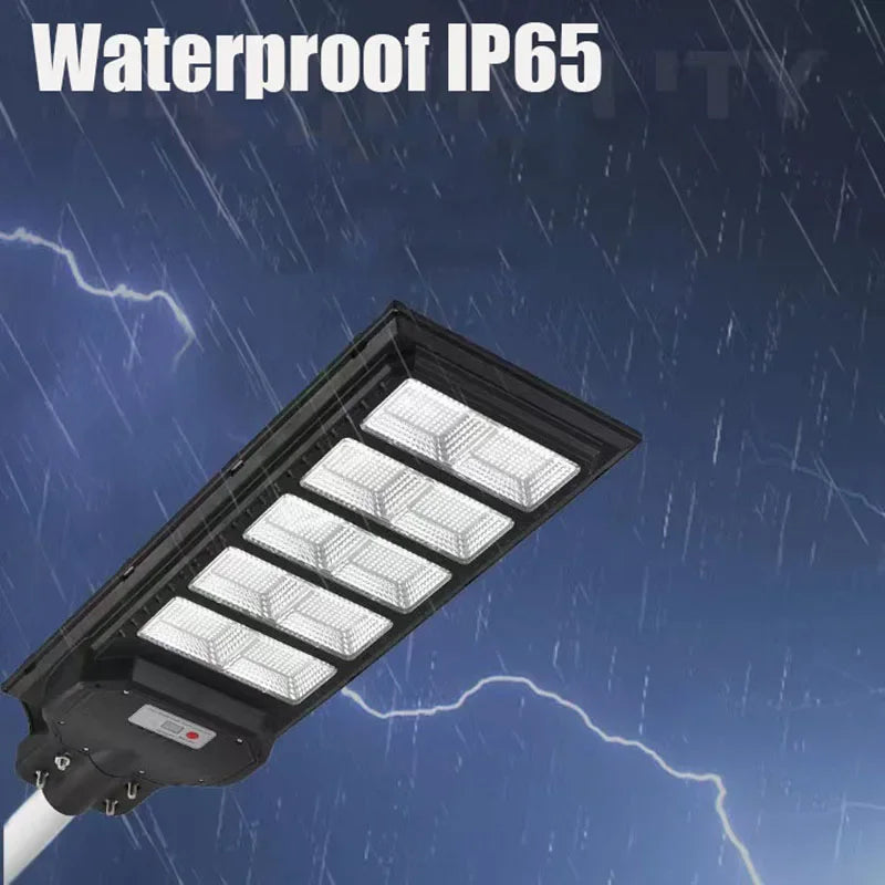 Solar Street Light Outdoor 800W 1000W 1200W Waterproof Remote Control Motion Sensor Wall Lamp for Garden Patio Path Road