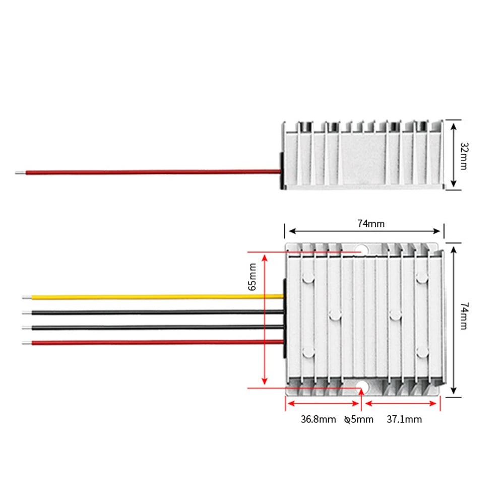 9-36V to 12.6V 13.8V 14.5V 16.8V 5A 8A 10A Chargers Boost Buck DC DC Charger Dual-battery System 12V Lithium Battery CE ROHS