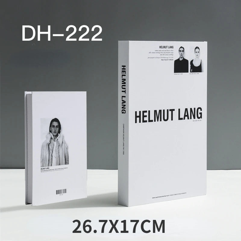 Fashion Fake Books Decoration Luxury Decorative Book Designer Living Room Decoration Simulation Books Home Decor Gifts