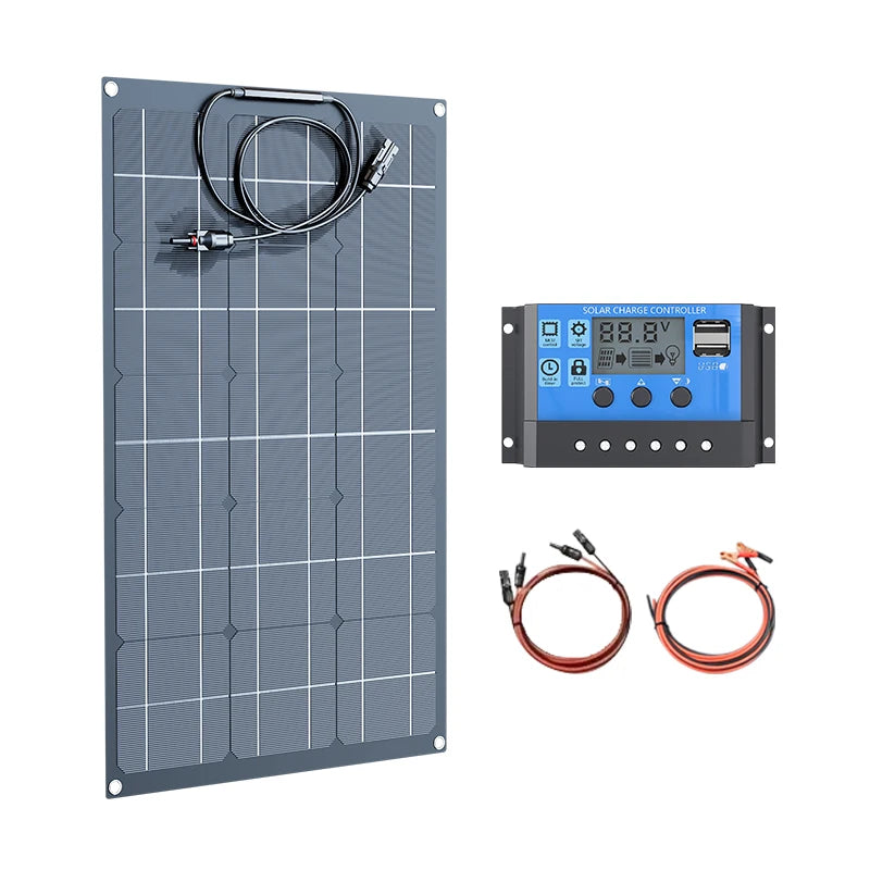 12V 2000W 500W Professional Flexible Solar Panel Heavy Duty Waterproof Bendable Design for RV Boat and Off Grid Power Systems