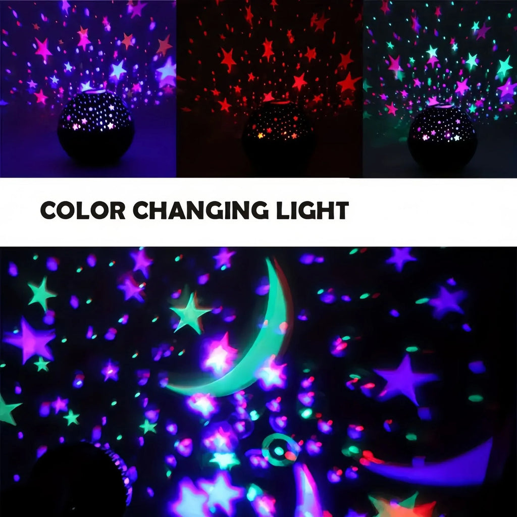 Lámpara proyectora LED RGB con conexión USB