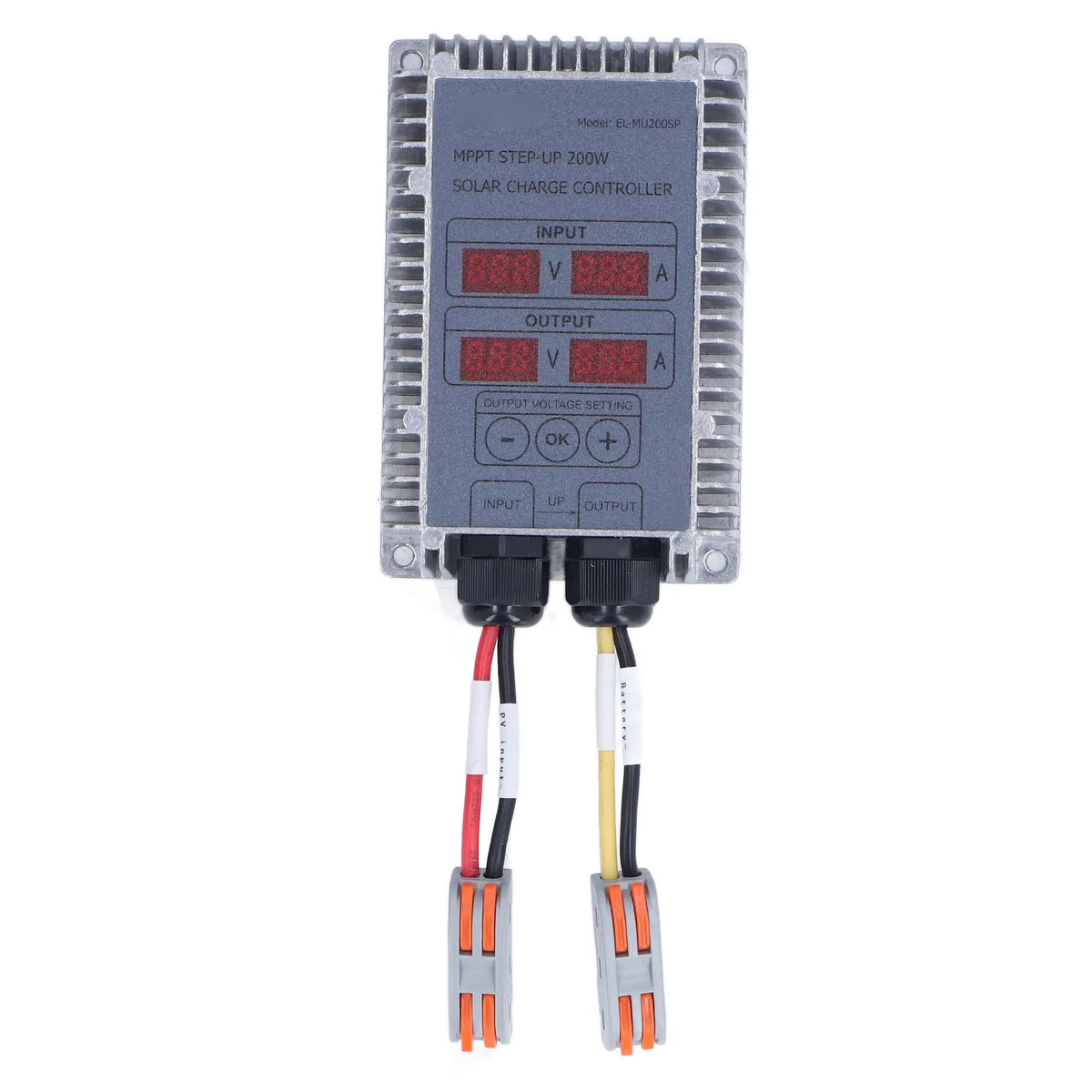 Solar Battery Charge Controller Adjustable Waterproof MPPT Solar Battery Charge Controllerwith Display 24‑85V
