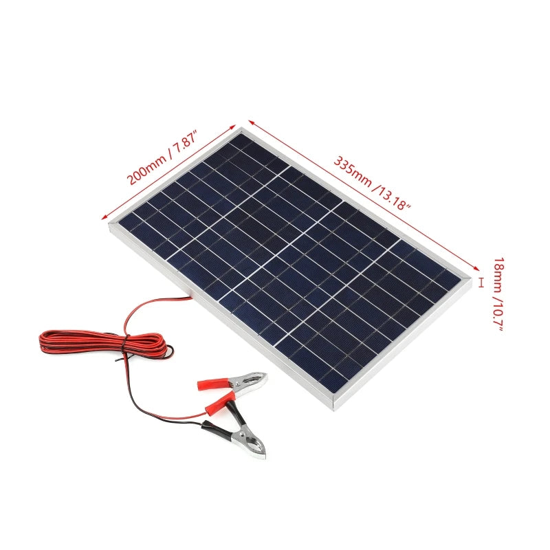 Solar Panel Kit Complete18V 300W Polycrystalline USB Power Portable Outdoor Rechargeable Solar Cell Solar Generator for Home