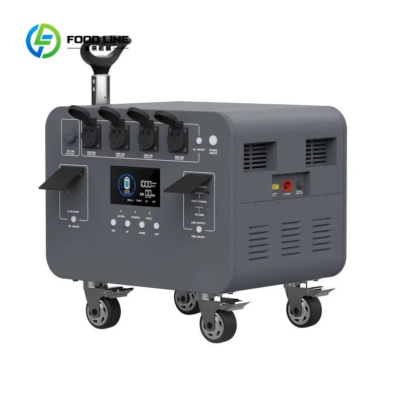 Customized Portable Power Station Solar Generator 220‑230V 2400W‑12KW MPPT Pure Sine Wave Battery for Home Car Emergency