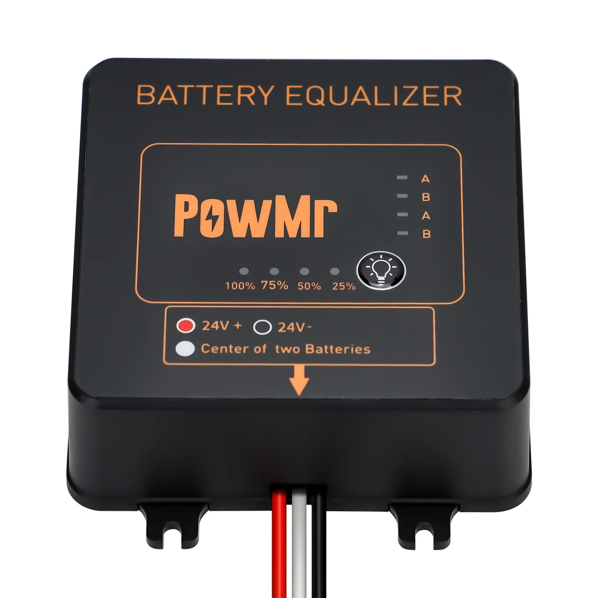 PowMr 24V 48V Battery Balancer Voltage Equalizer for Lithium Iron Phosphate Battery Power Balances Voltage to Extend Battery Life