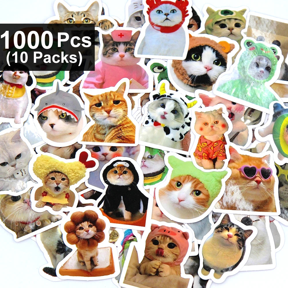 Adhesivos decorativos de gatos