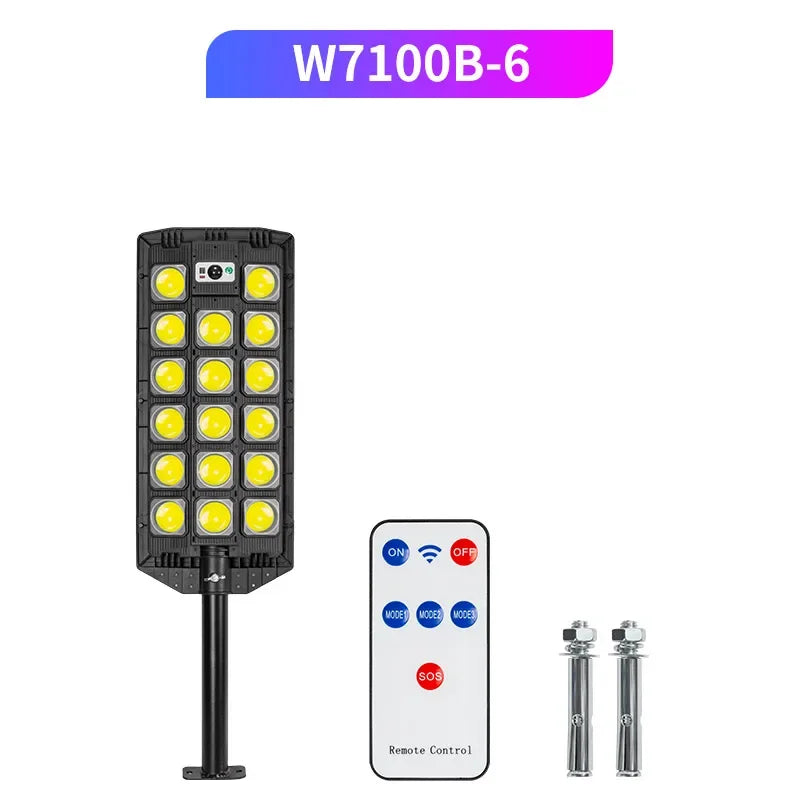 Solar Street Lights Outdoor Solar Power Lamp With 3 Light Mode Waterproof Motion Sensor Security Lamp for Garden Patio Path Yard