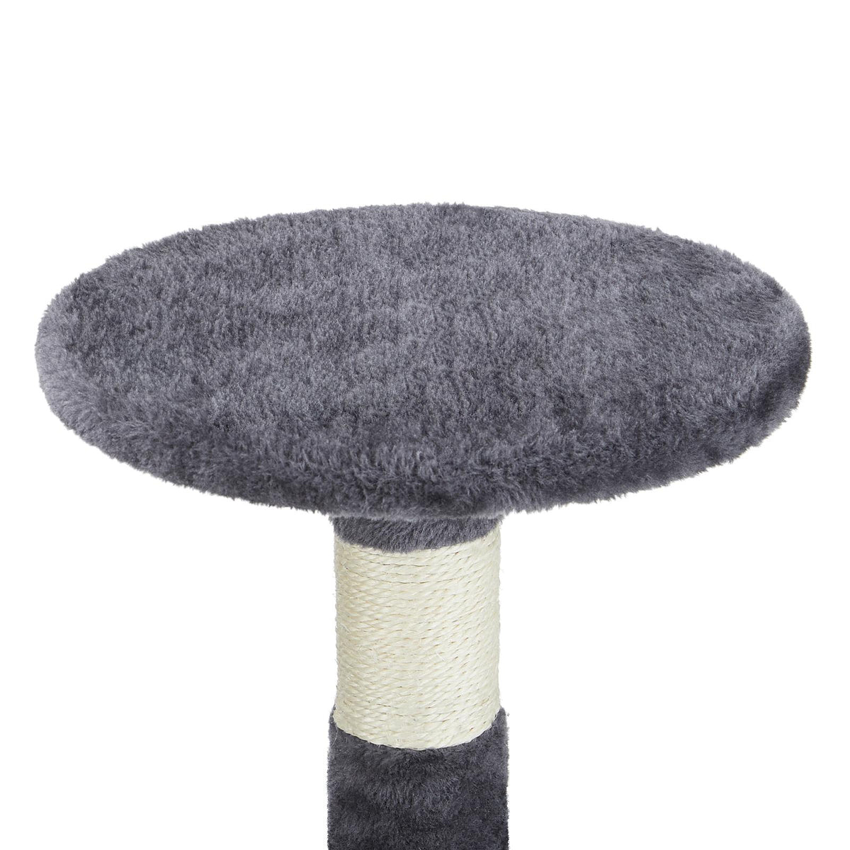 Árbol para gatos con casita, rascador y rampa — azul oscuro