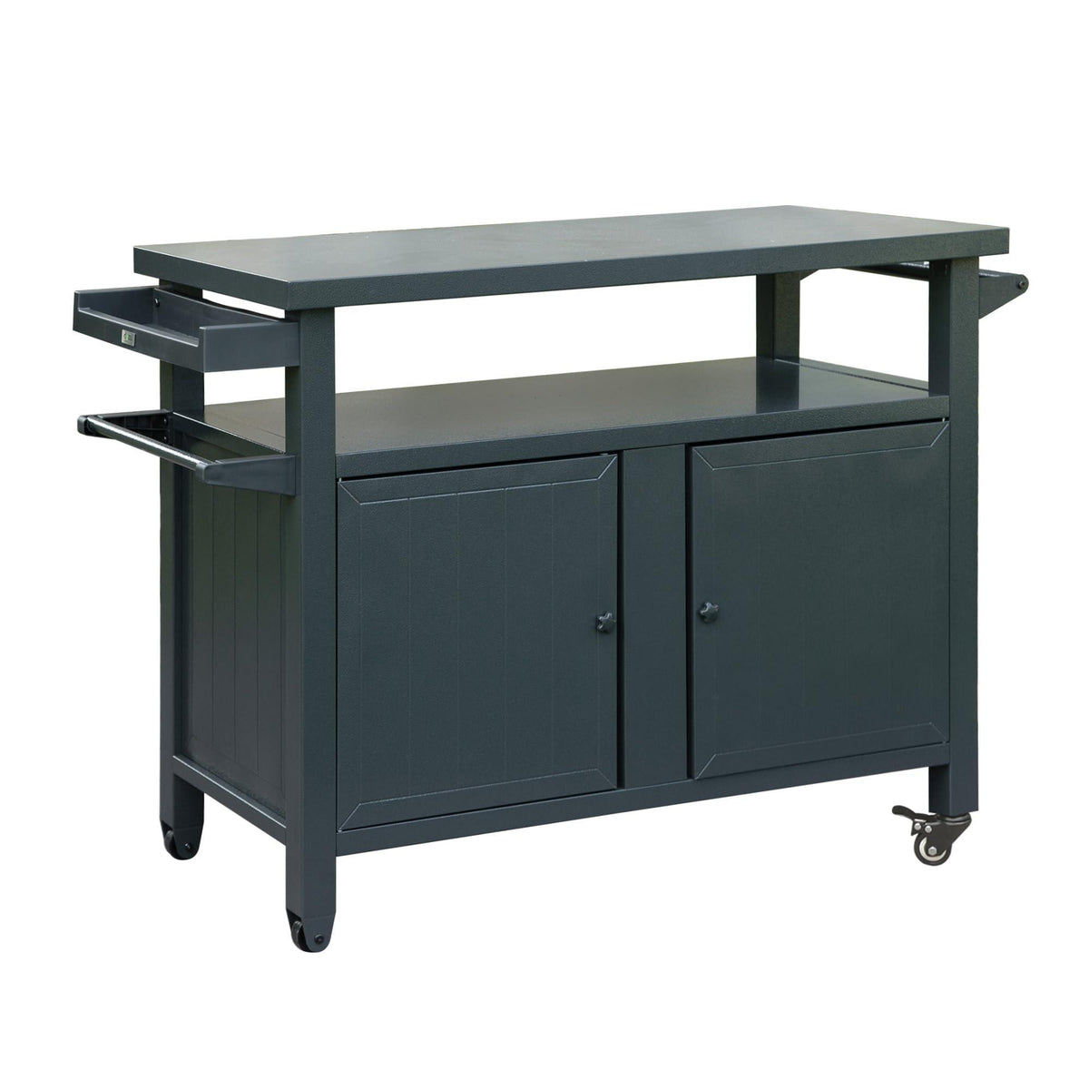 Gabinete exterior con ruedas de 83 galones — gris