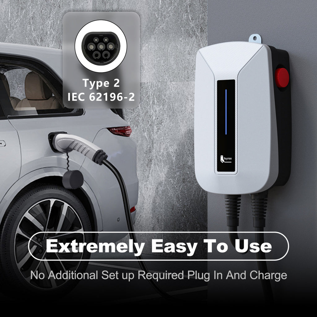 Cargador AC EV de 7 kW con protección IP65