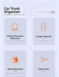 Organizador negro para cargador EV
