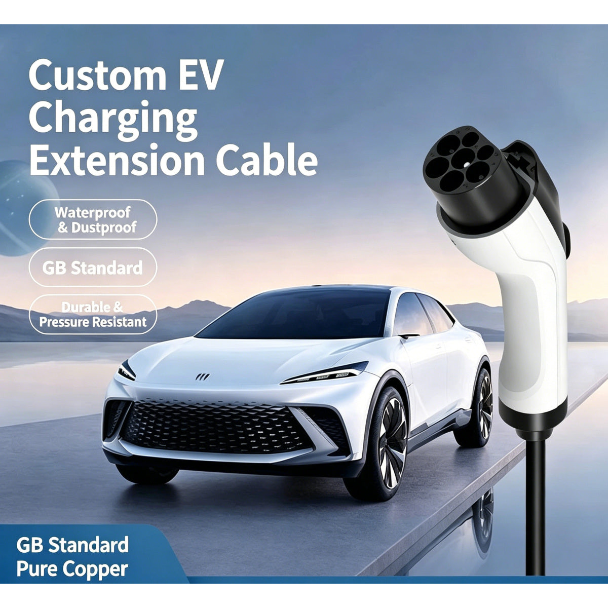 Cable de extensión AC para cargador EV 7 kW