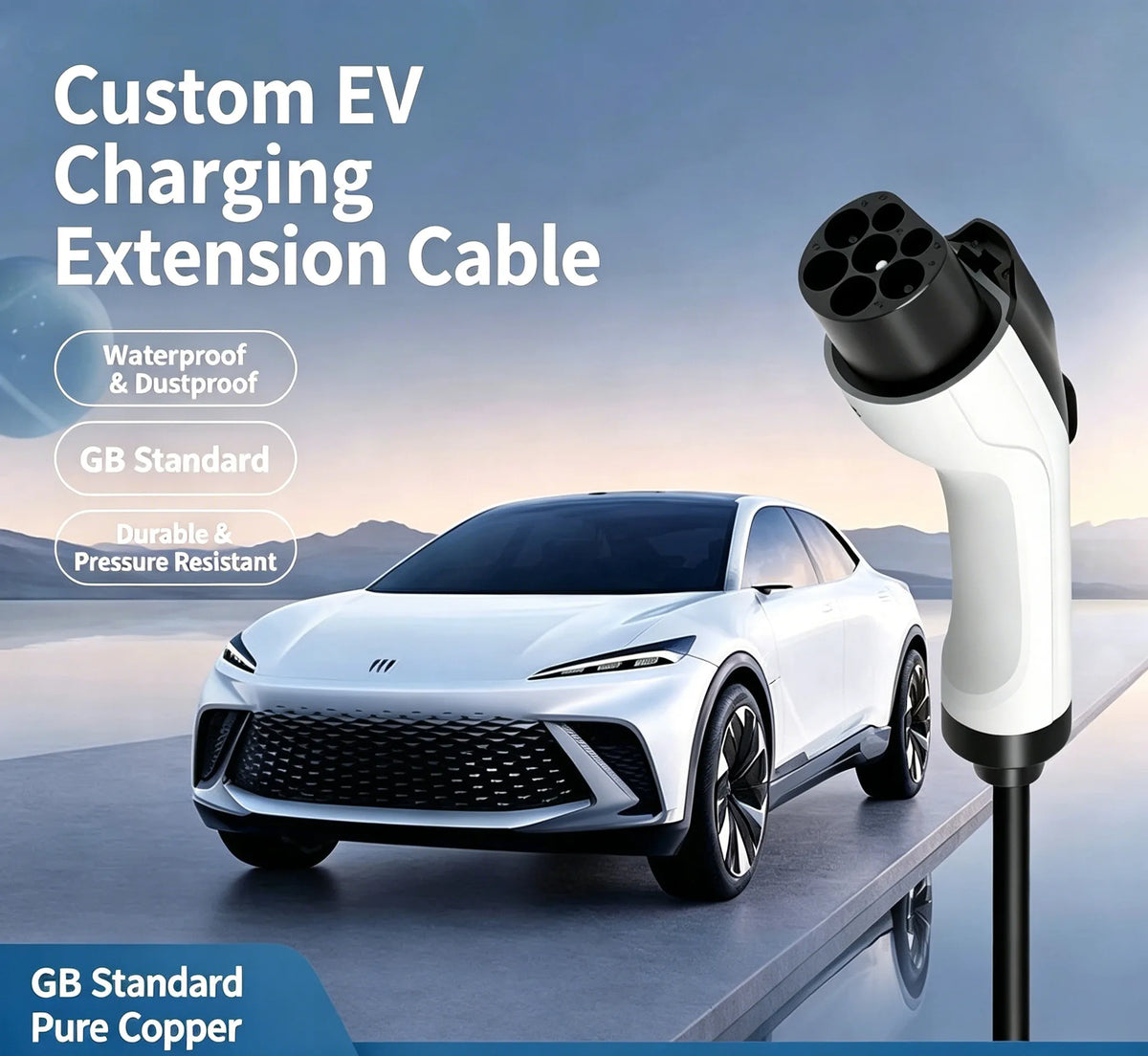 Accesorio de extensión para carga de vehículo eléctrico