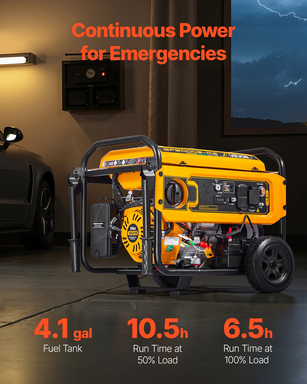 Generador dual fuel panel de control